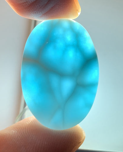 AAAA+ Natural Authentic Dominican Larimar Pendant,Gems Jewelry,Gems Pendant,Crystal Pendant,ET414