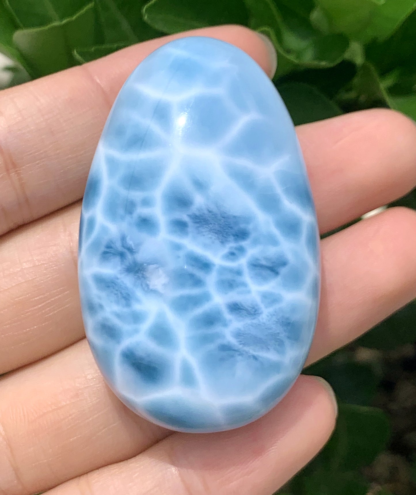 AAAA+ Natural Authentic Dominican Larimar Pendant,Larimar Necklace,Crystal Pendant,Gems Pendant ET303