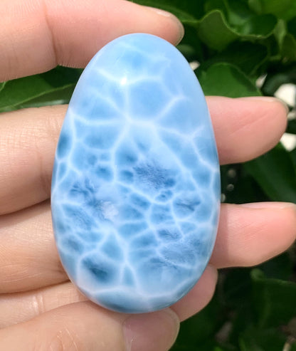 AAAA+ Natural Authentic Dominican Larimar Pendant,Larimar Necklace,Crystal Pendant,Gems Pendant ET303