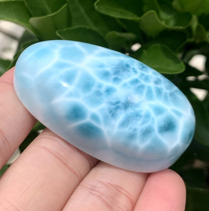 AAAA+ Natural Authentic Dominican Larimar Pendant,Larimar Necklace,Crystal Pendant,Gems Pendant ET303