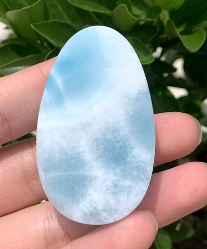 AAAA+ Natural Authentic Dominican Larimar Pendant,Larimar Necklace,Crystal Pendant,Gems Pendant ET303