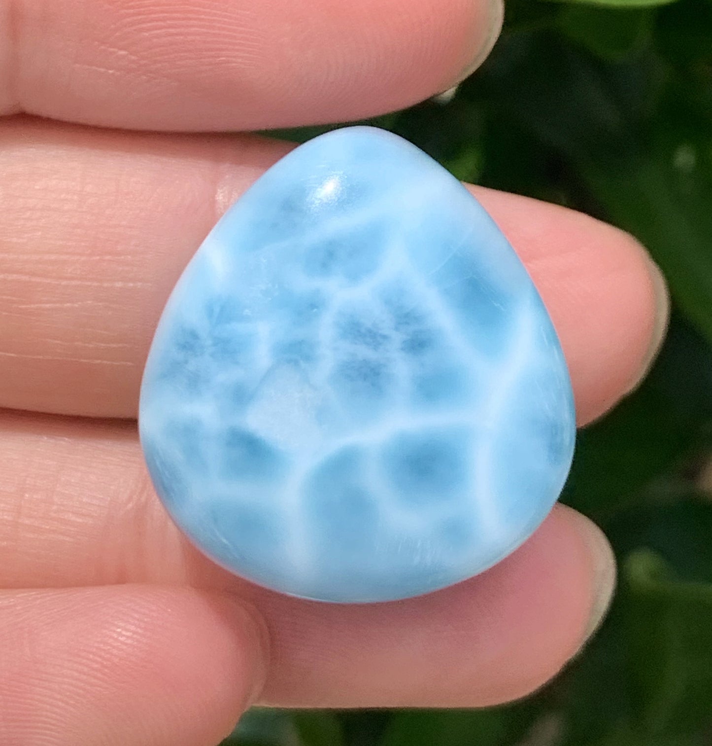 AAA+ Natural Authentic Dominican Larimar Pendant,Gems Jewelry,Gems Pendant,Crystal Pendant,ET331