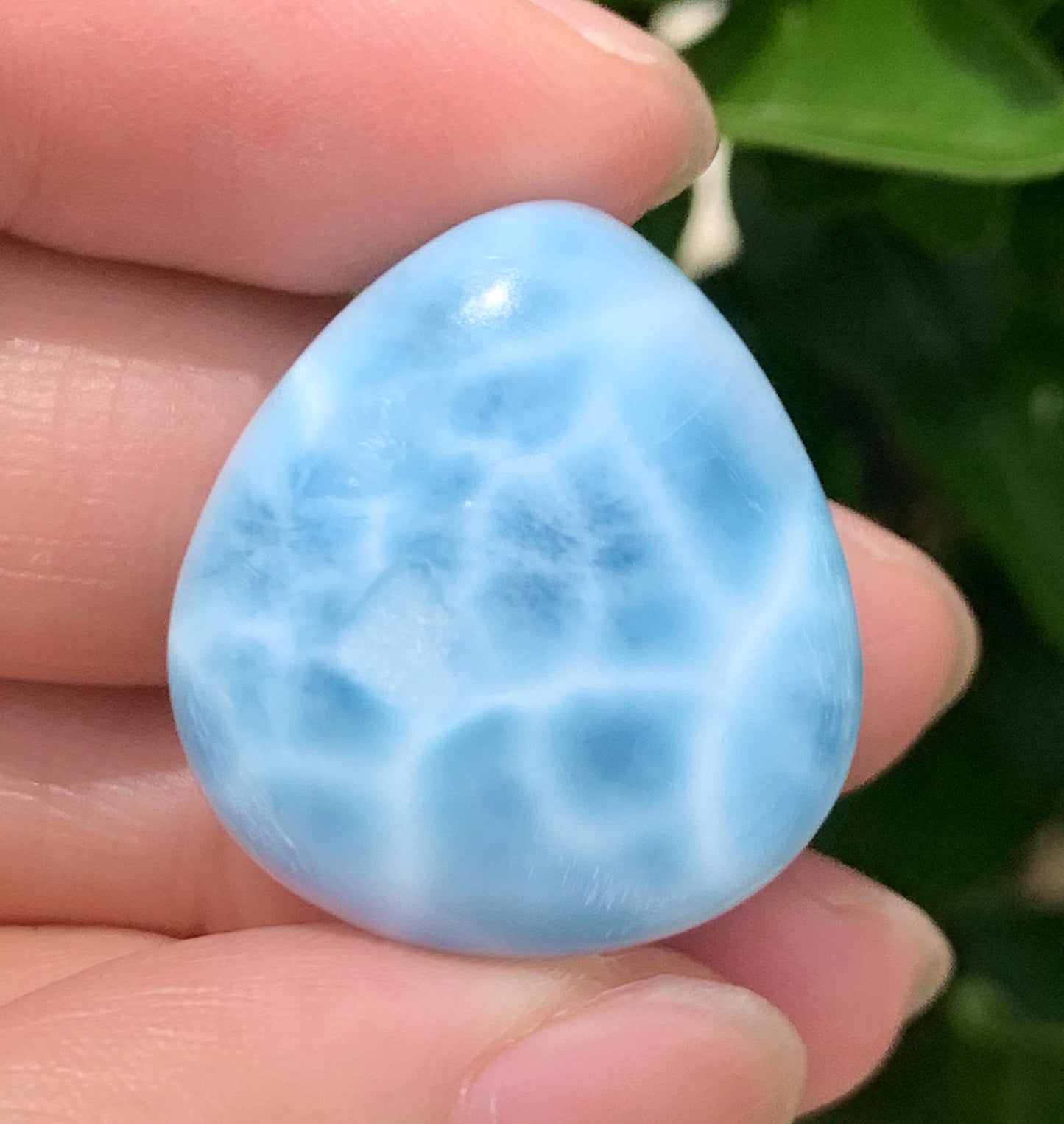 AAA+ Natural Authentic Dominican Larimar Pendant,Gems Jewelry,Gems Pendant,Crystal Pendant,ET331