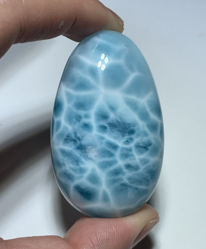 AAAA+ Natural Authentic Dominican Larimar Pendant,Larimar Necklace,Crystal Pendant,Gems Pendant ET303