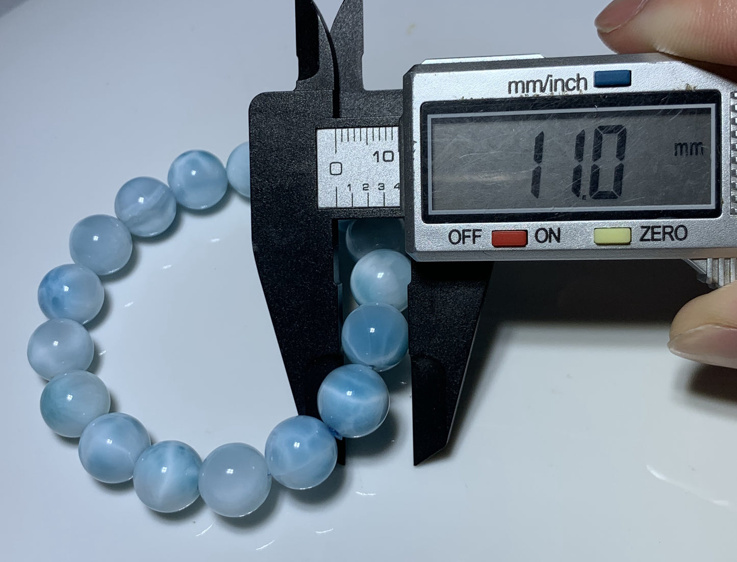 AAAA Natural Authentic Dominican Larimar Bracelet,Gems Jewelry,Gems Bracelet,Crystal Bracelet,ET825