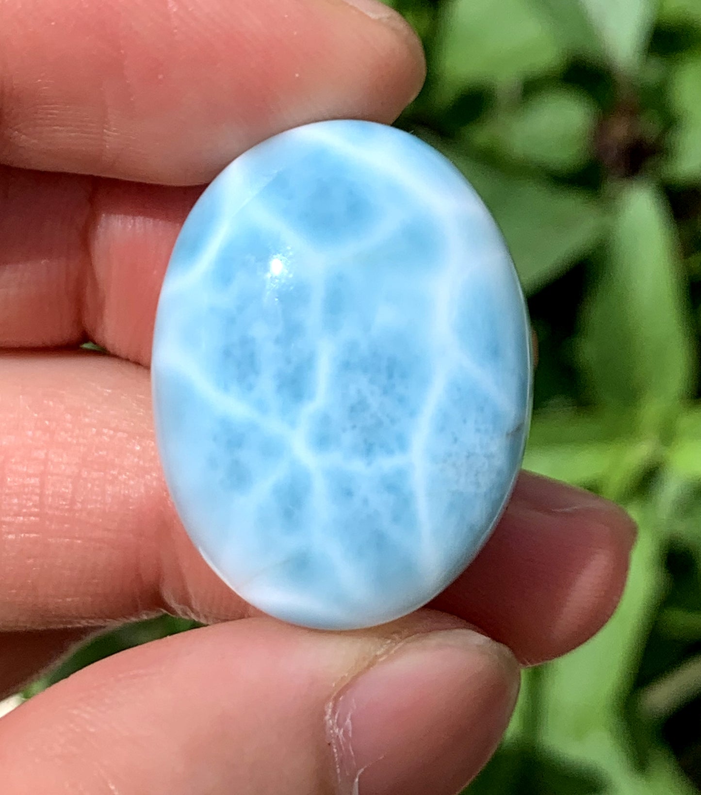 Larimar,AAA++ Natural Authentic Dominican Larimar Pendant,Gems Jewelry,Crystal Jewelry,Larimar Jewelry ET211