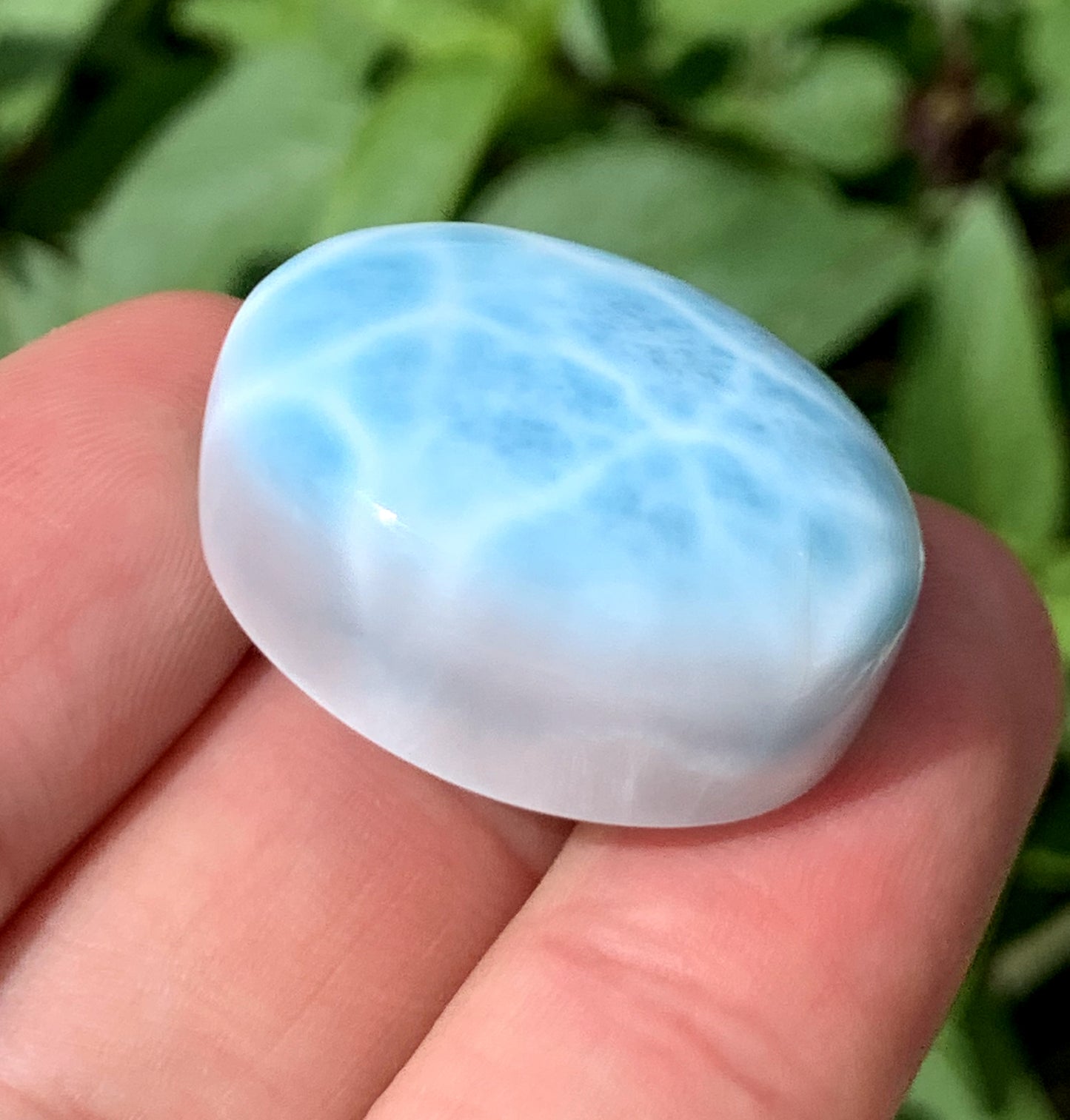 Larimar,AAA++ Natural Authentic Dominican Larimar Pendant,Gems Jewelry,Crystal Jewelry,Larimar Jewelry ET211