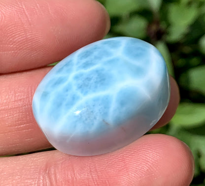 Larimar,AAA++ Natural Authentic Dominican Larimar Pendant,Gems Jewelry,Crystal Jewelry,Larimar Jewelry ET211