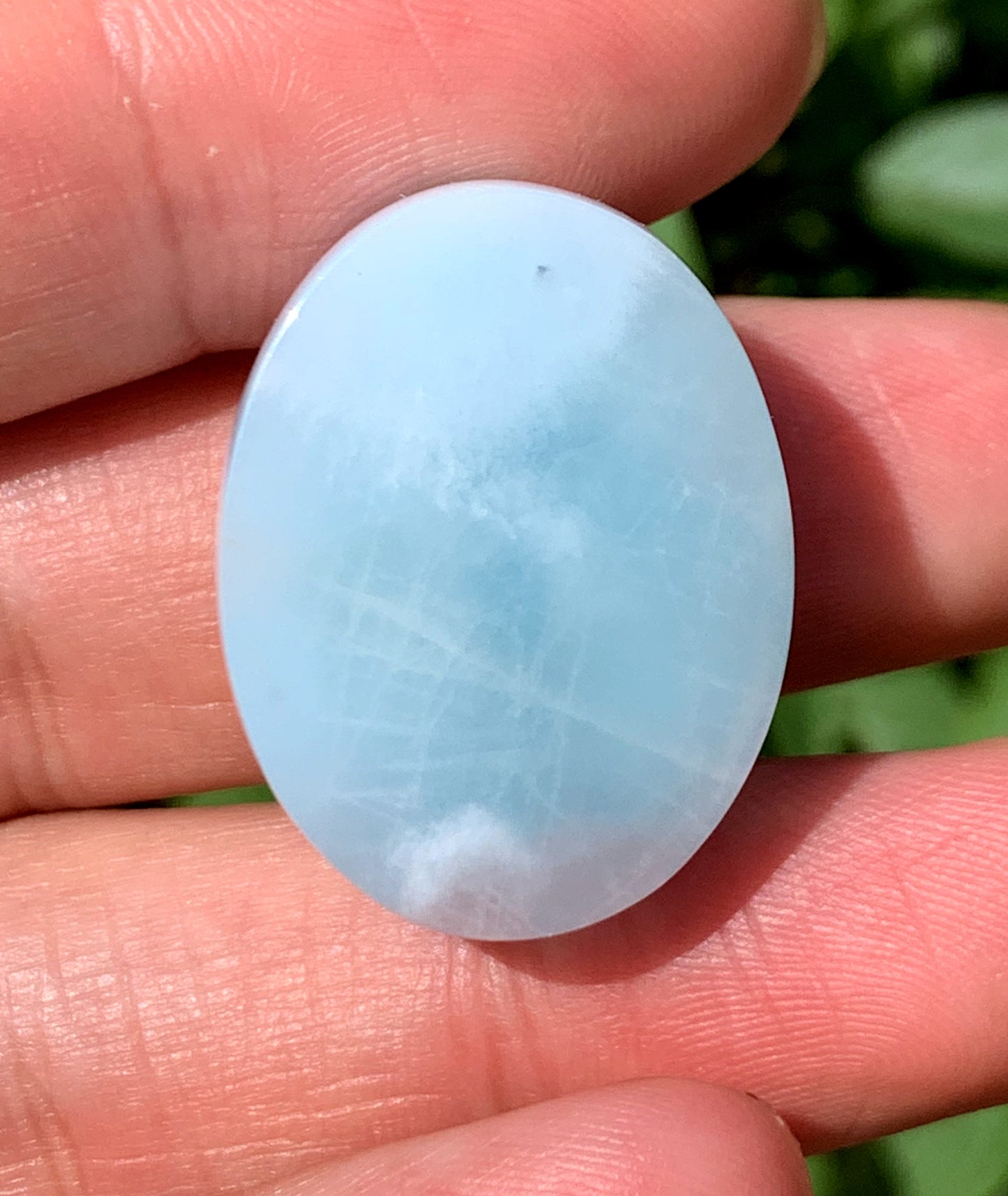 Larimar,AAA++ Natural Authentic Dominican Larimar Pendant,Gems Jewelry,Crystal Jewelry,Larimar Jewelry ET211