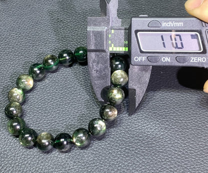 Lepidolite,AAAA+ Natural Green Lepidolite Bracelet,11mm Ballpoint Bracelet,Best Gift For Her,Crystal Bracelet ET1174