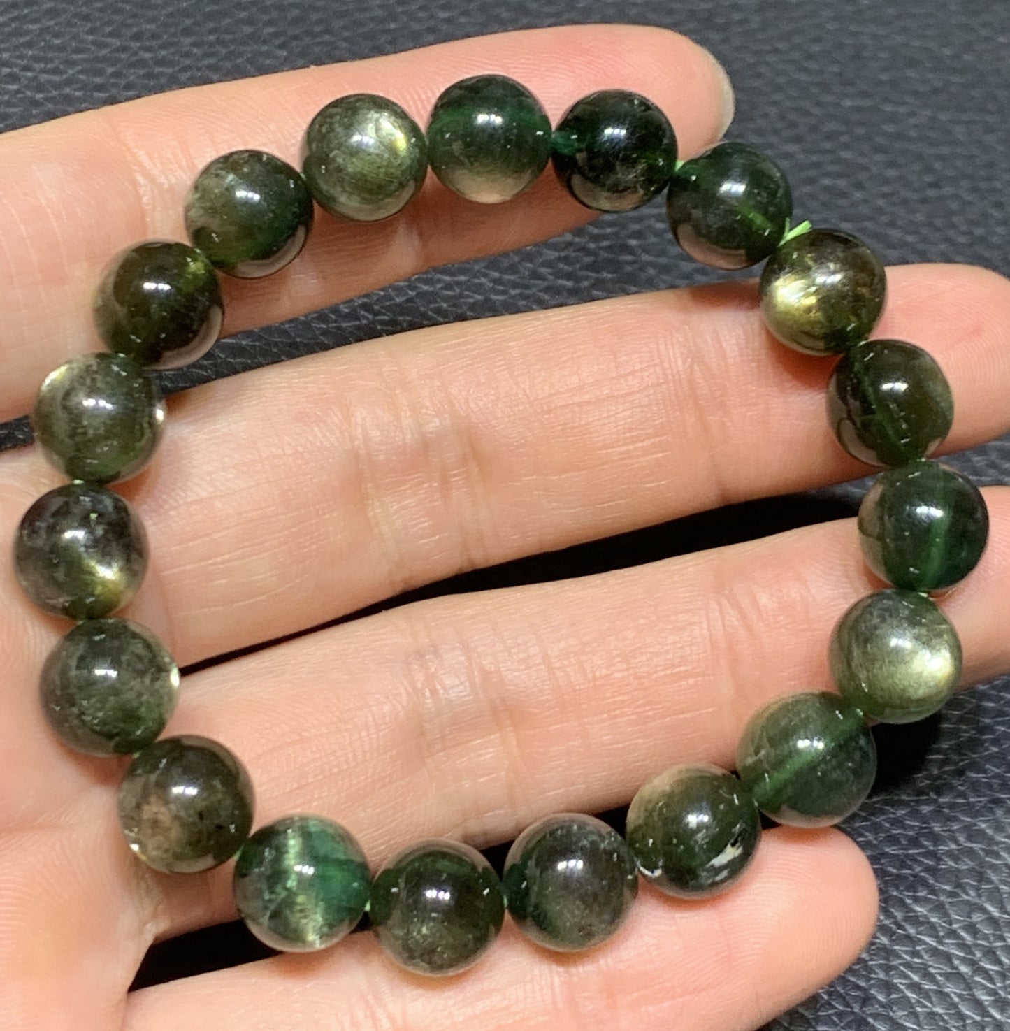 Lepidolite,AAAA+ Natural Green Lepidolite Bracelet,10mm Ballpoint Bracelet,Best Gift For Her,Crystal Bracelet ET1176