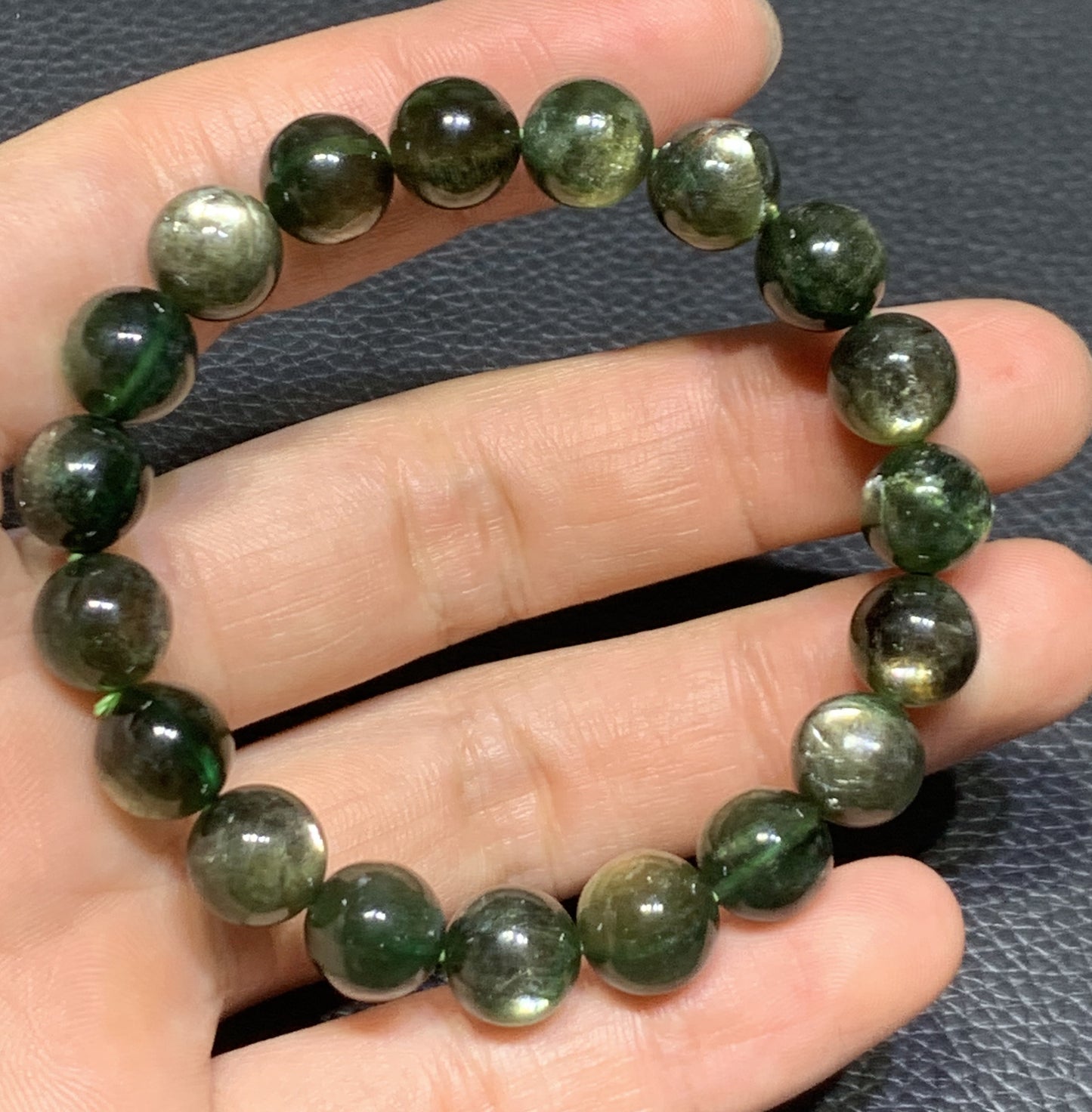 Lepidolite,AAAA+ Natural Green Lepidolite Bracelet,10mm Ballpoint Bracelet,Best Gift For Her,Crystal Bracelet ET1176