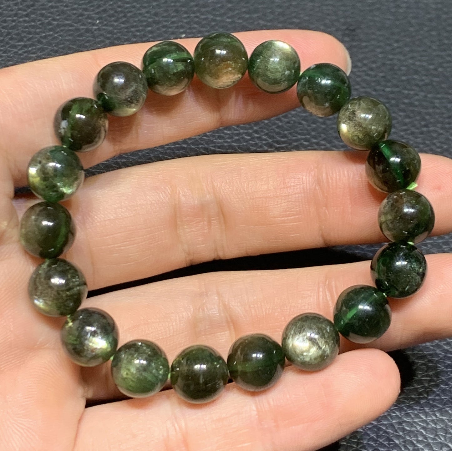 Lepidolite,AAAA+ Natural Green Lepidolite Bracelet,10mm Ballpoint Bracelet,Best Gift For Her,Crystal Bracelet ET1176