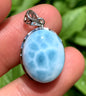 AAA Natural Authentic Dominican Larimar Pendant,Gems Jewelry,Gems Pendant,Crystal Pendant,ET538