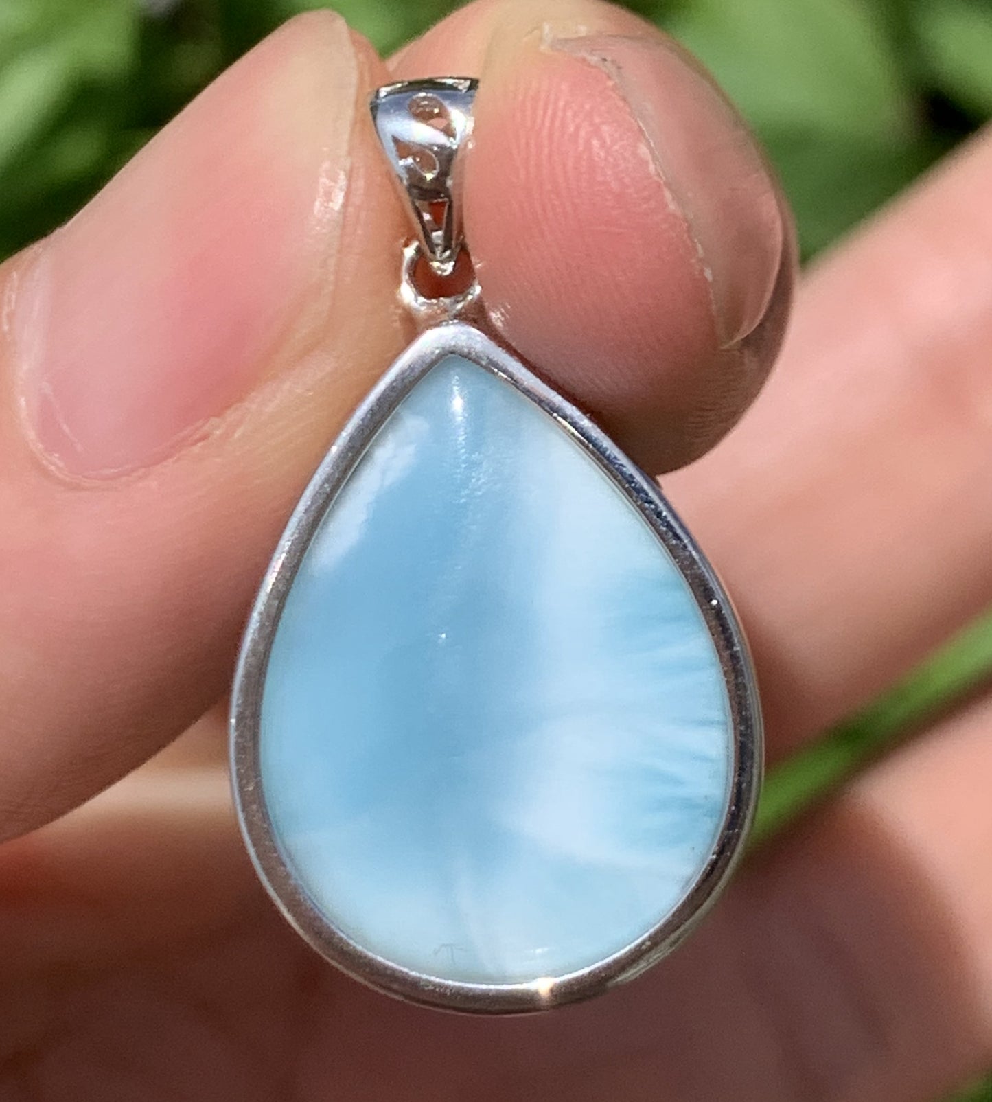 Larimar,AAAA Natural Authentic Dominican Larimar Pendant,Larimar earring,Larimar necklaces,larimar rings,Handmade jewelry ET526