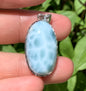 AAA Natural Authentic Dominican Larimar Pendant,Gems Jewelry,Gems Pendant,Crystal Pendant ET669