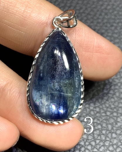 Kyanite,AAAA+ Natural Authentic Kyanite Silver Necklace,Gemstone Pendant,Handmade Jewelry,Women Jewelry,Necklace For Gift ET1186