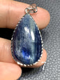 Kyanite,AAAA+ Natural Authentic Kyanite Silver Necklace,Gemstone Pendant,Handmade Jewelry,Women Jewelry,Necklace For Gift ET1186