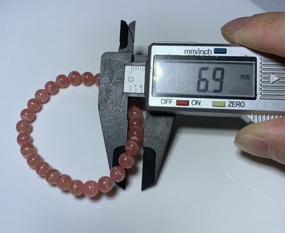 Rhodochrosite Bracelet,AAA++ Natural Authentic Argentina Rhodochrosite Bracelet,Women's Jewelry,Gemstone Bracelet,7mm Bracelt ET1188