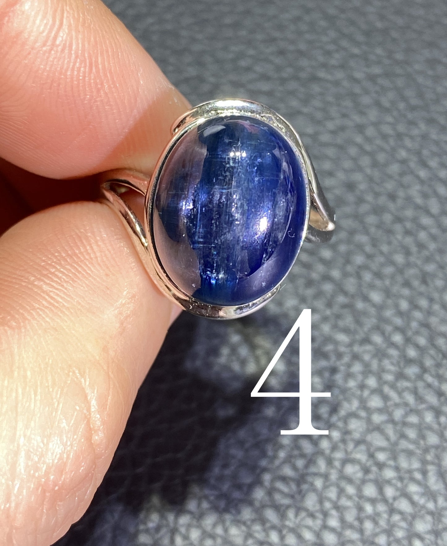 Kyanite,AAAA+ Natural Authentic Kyanite Silver Ring,Adjustable size,Handmade Jewelry,Women Jewelry,Ring For Gift ET1192