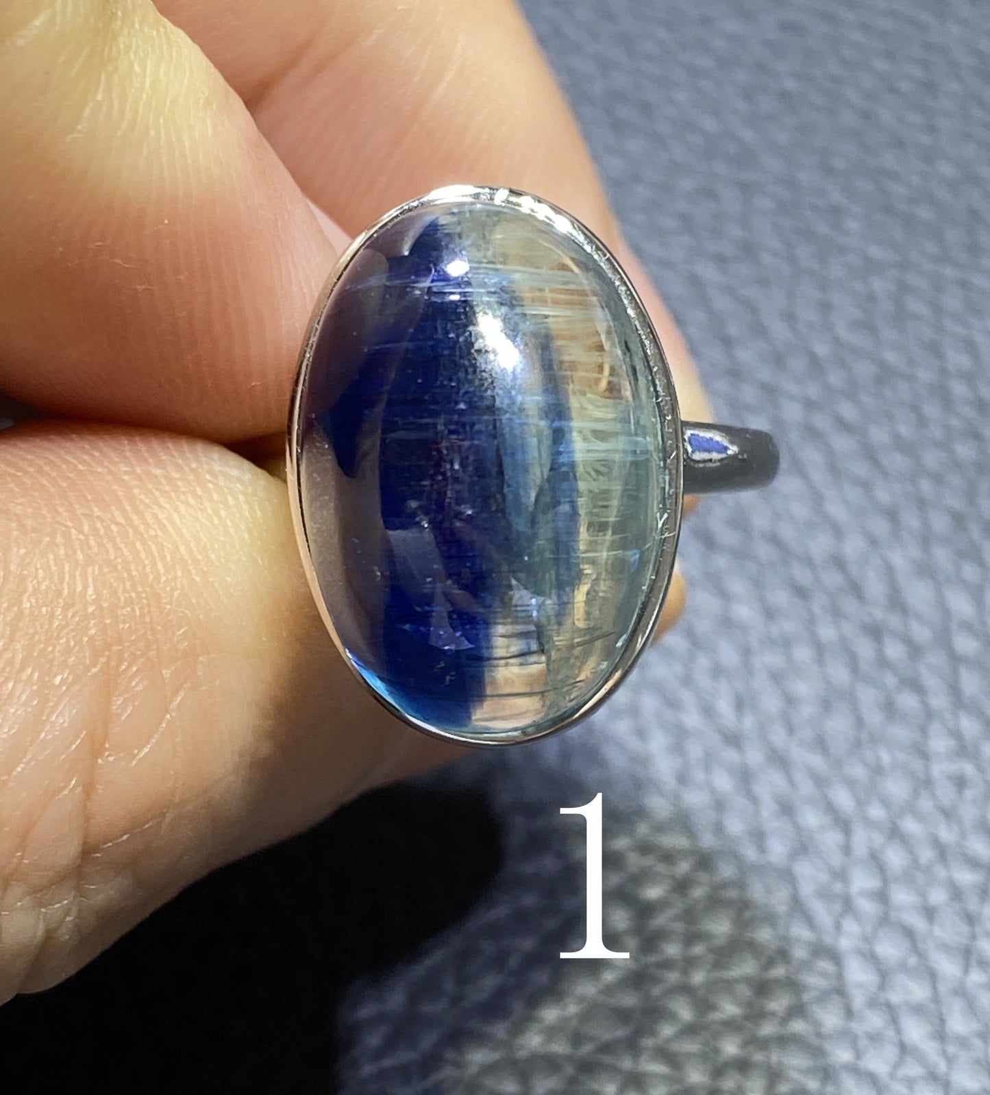 Kyanite,AAAA+ Natural Authentic Kyanite Silver Ring,Adjustable size,Handmade Jewelry,Women Jewelry,Ring For Gift ET1193