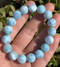 AAA Natural Authentic Dominican Larimar Bracelet,Larimar,Crystal Bracelet,Gems Bracelet ET894(02)