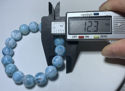 AAA Natural Authentic Dominican Larimar Bracelet,Larimar,Crystal Bracelet,Gems Bracelet ET894(02)