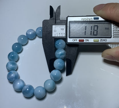 AAA Natural Authentic Dominican Larimar Bracelet,Gems Jewelry,Gems Bracelet,Crystal Bracelet,ET703