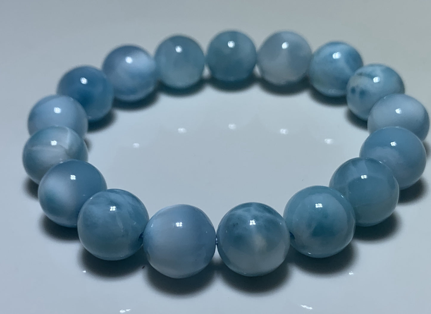 AAA Natural Authentic Dominican Larimar Bracelet,Larimar,Crystal Bracelet,Gems Bracelet ET626