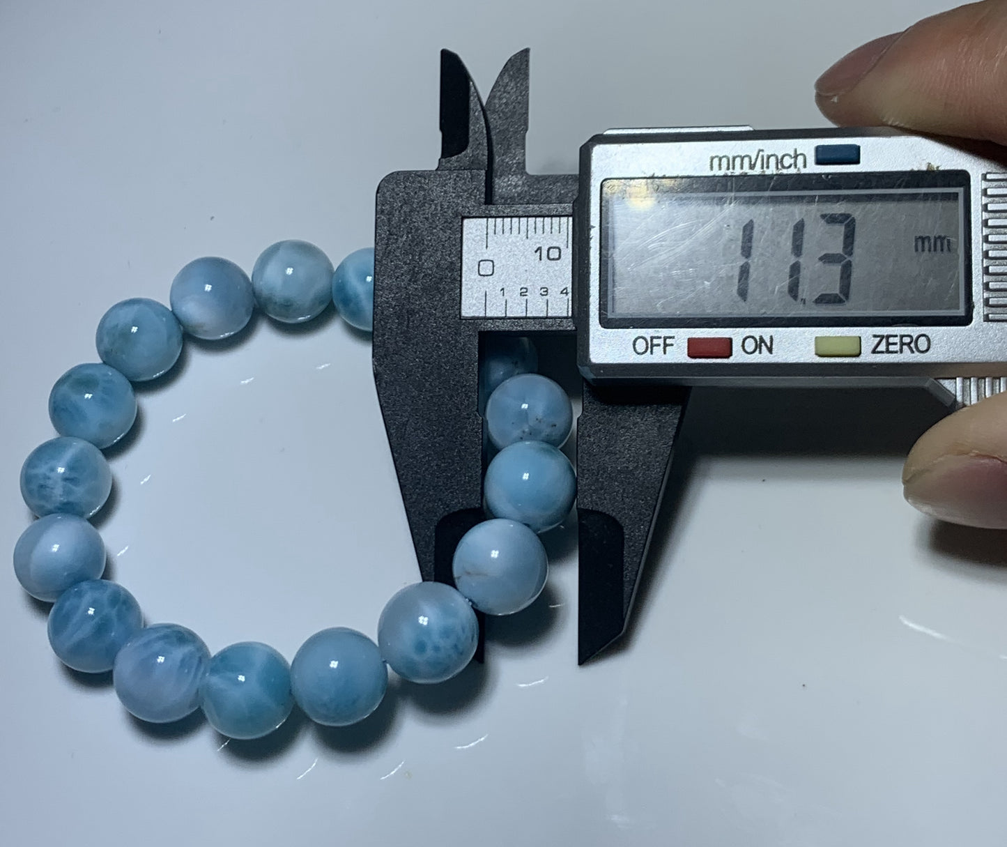 AAA Natural Authentic Dominican Larimar Bracelet,Larimar,Crystal Bracelet,Gems Bracelet ET626