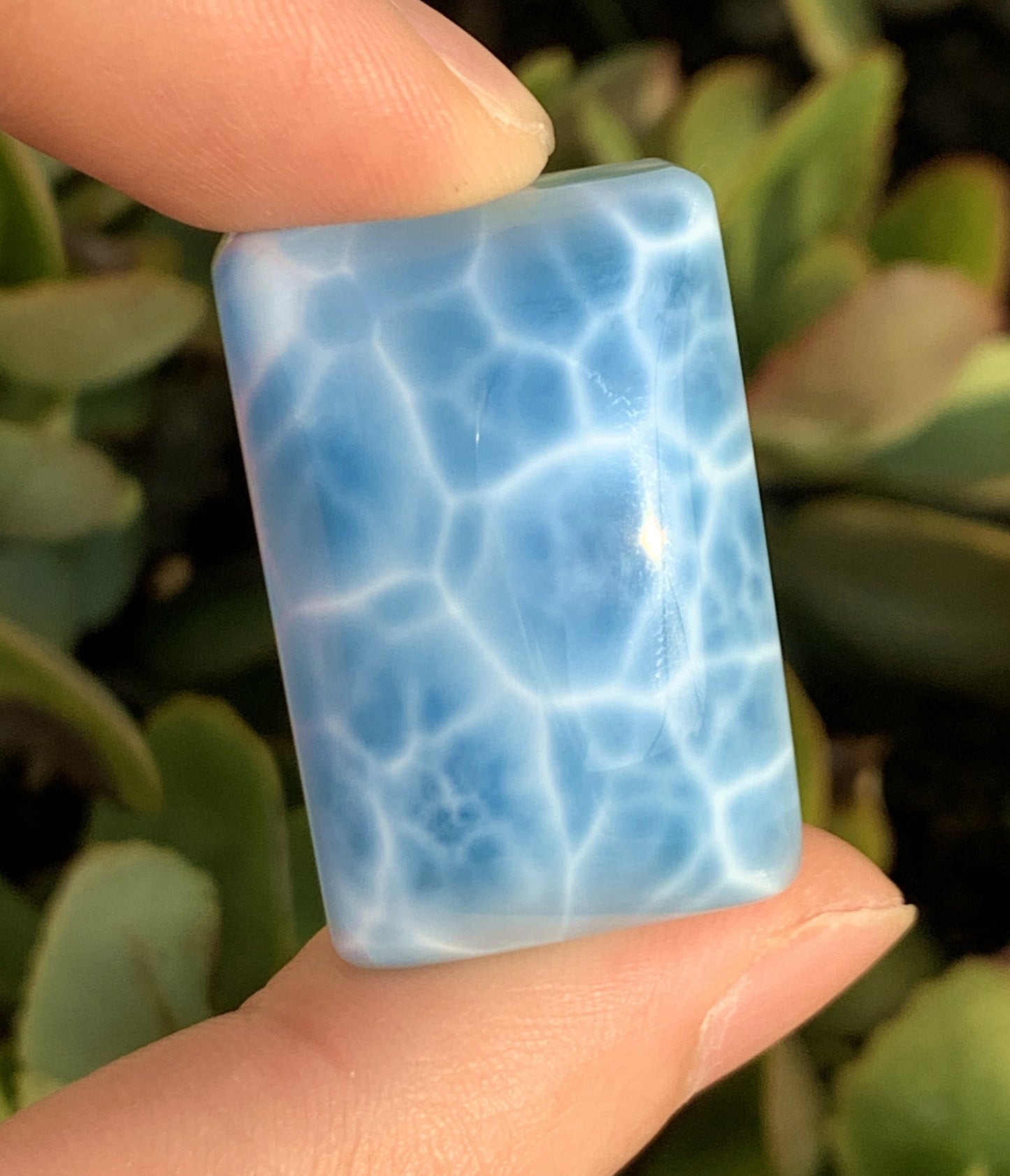 AAAA Natural Authentic Dominican Larimar Pendant,Gems Jewelry,Gems Pendant,Crystal Pendant,ET1198