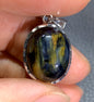 AAAA Natural Namibian Pietersite Pendant,Silver Pendant,Colorful Full Fire Pietersite Pendant, Collection Quality ET827