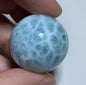 AAAA Natural Authentic Dominican Dominican Larimar,Larimar Stone, Larimar Ball, Large Size Gem Ball,30mm Ball,Larimar ET1233