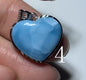 AAA++ Natural Authentic Dominican Larimar Pendants, Larimar Stone,Gift For Her,Heart Shape Jewelry,Larimar Jewelry ET03