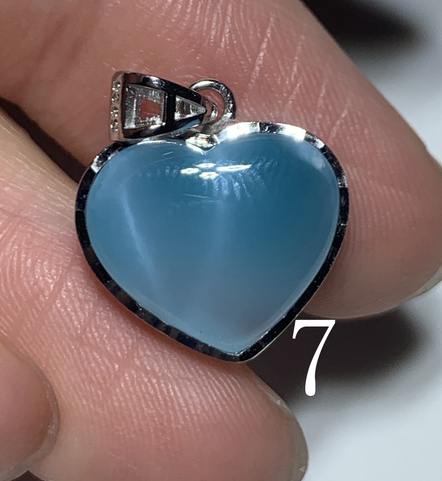 AAA++ Natural Authentic Dominican Larimar Pendants, Larimar Stone,Gift For Her,Heart Shape Jewelry,Larimar Jewelry ET04