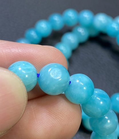 AAA Authentic Natural Amazonite Bracelet,8mm Bracelet,Gemstone Bracelet,Handmade Jewelry.Men's Bracelet ET012