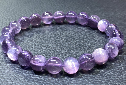 Lepidolite,AAAA+ Natural Purple Lepidolite Bracelet,8mm Ballpoint Bracelet,Best Gift For Her,Crystal Bracelet ET1147