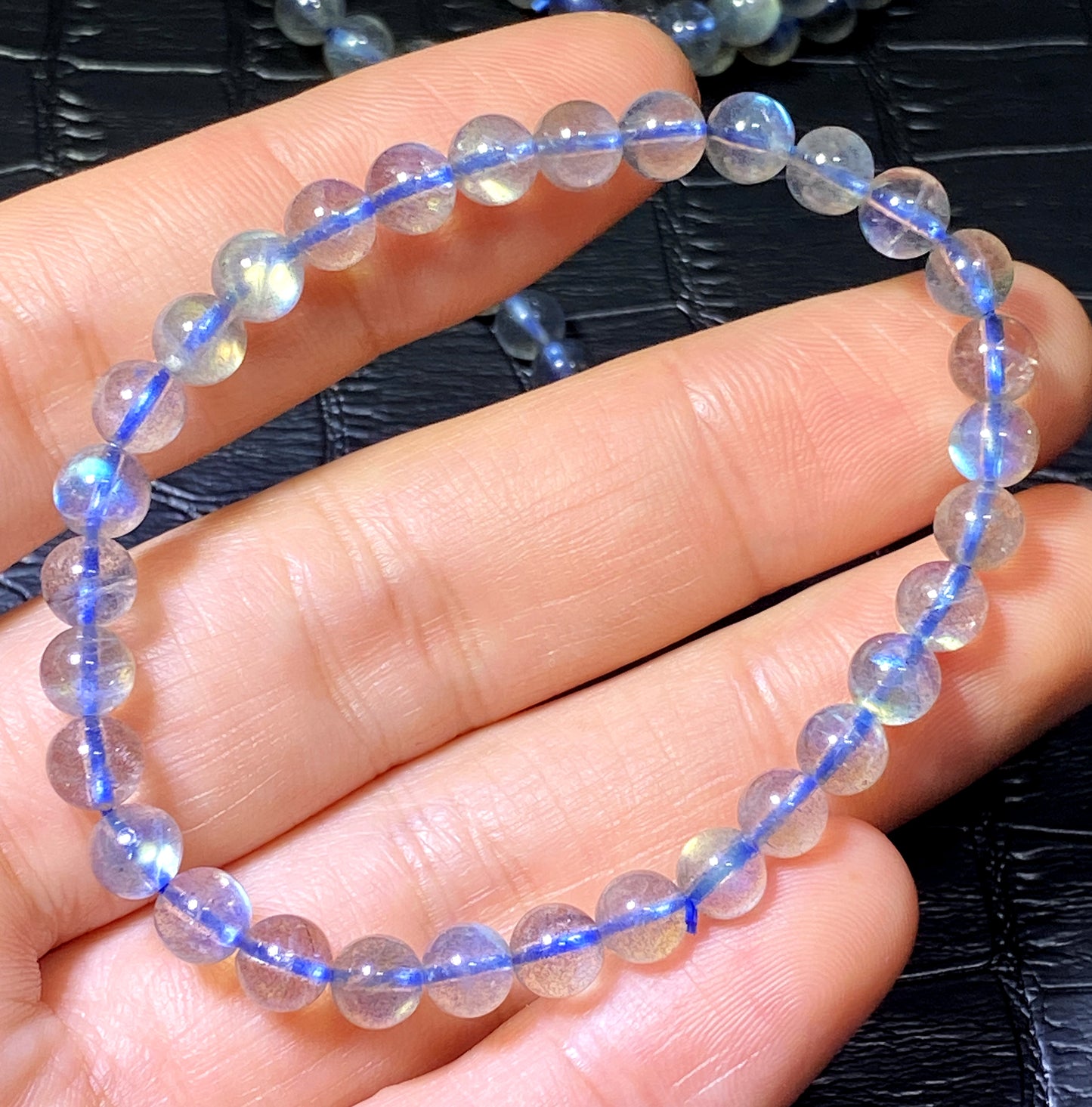 Labradorite Bracelet,AAAA+ Natural Authentic Labradorite,Handmade Jewelry,Crystal Bracelet,Gemstone Bracelet,6mm Bracelet ET557