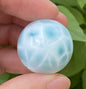 Natural Authentic Dominican Larimar Bead,Larimar Stone,Larimar Jewelry,Larimar Bead,Larimar Ball,Gift For Women,ET1238