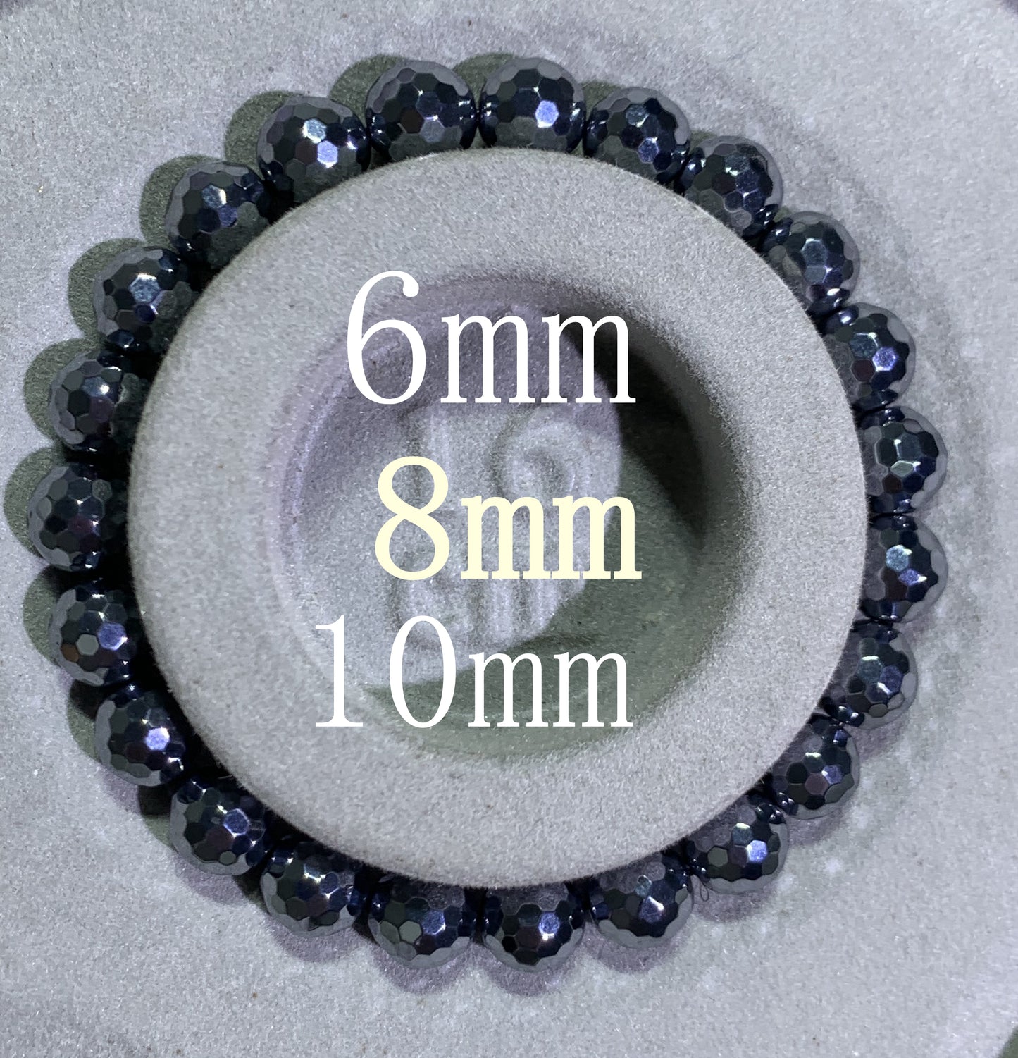 Hematite Bracelet,6mm Hematite Bracelet,8mm Hematite Bracelet,10mmHematite Bracelet,Gemstone Bracelet,7 inch Bracelet ET55