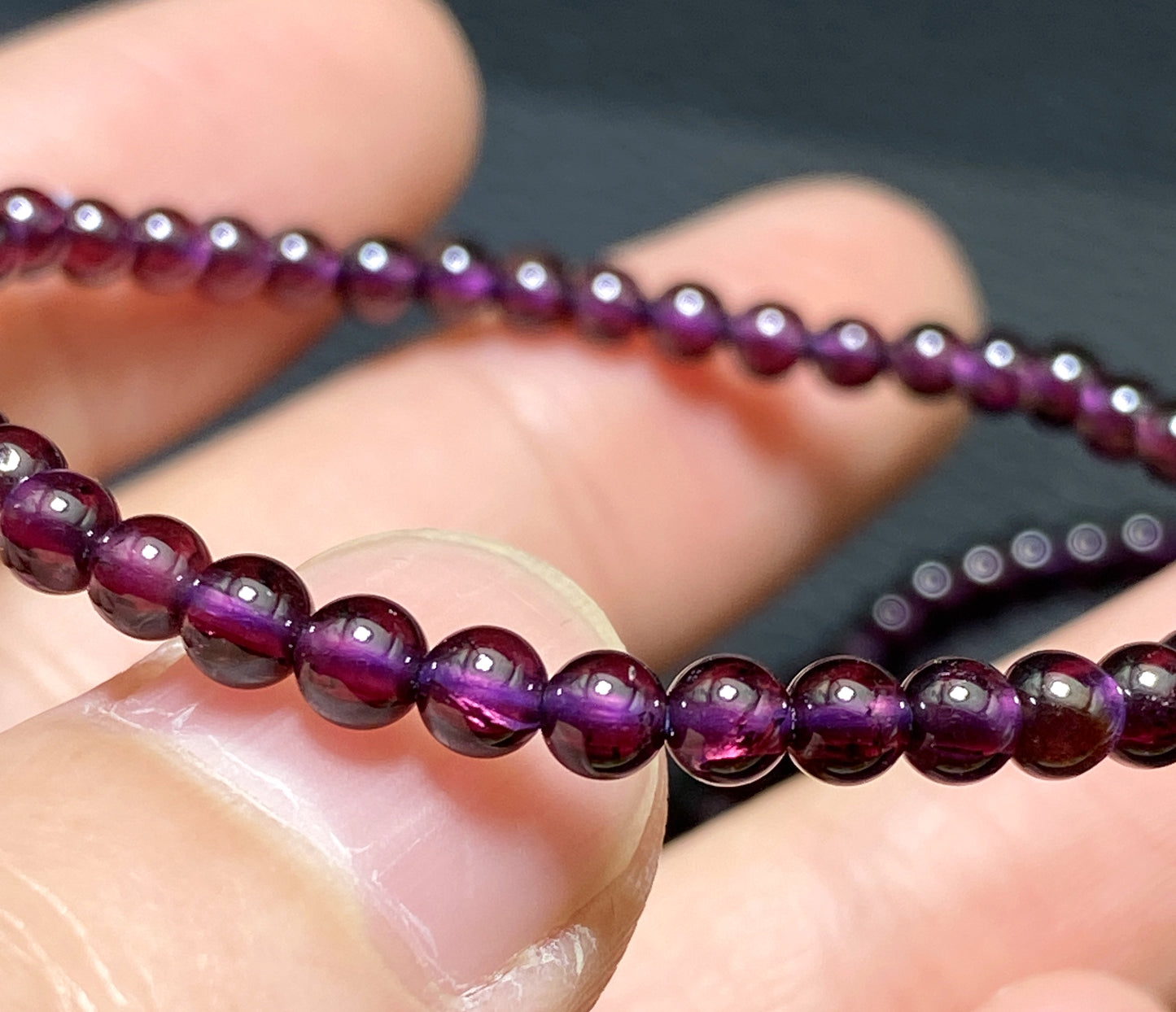 Garnet Bracelet,AAAA Natural Authentic Brazil Garnet Bracelet,4mm Bracelet,Healing Stone Jewelry,Garnet Jewelry ET091