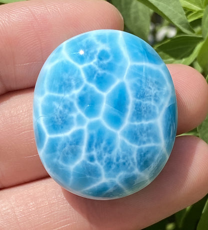 AAAA Natural Authentic Dominican Larimar Pendants, Larimar Stone,Gift For Her,Healing Stone Jewelry,Larimar Jewelry,ET092