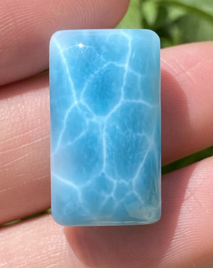 Natural Authentic Dominican Larimar Pendant,Larimar Stone,Larimar Jewelry,Larimar Necklace,Pendant Necklace ET095