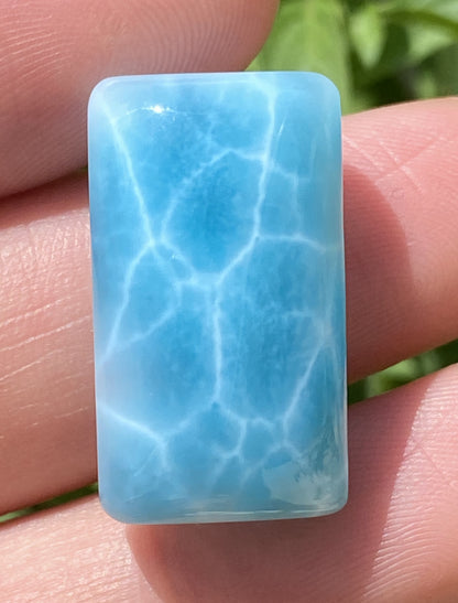 Natural Authentic Dominican Larimar Pendant,Larimar Stone,Larimar Jewelry,Larimar Necklace,Pendant Necklace ET095