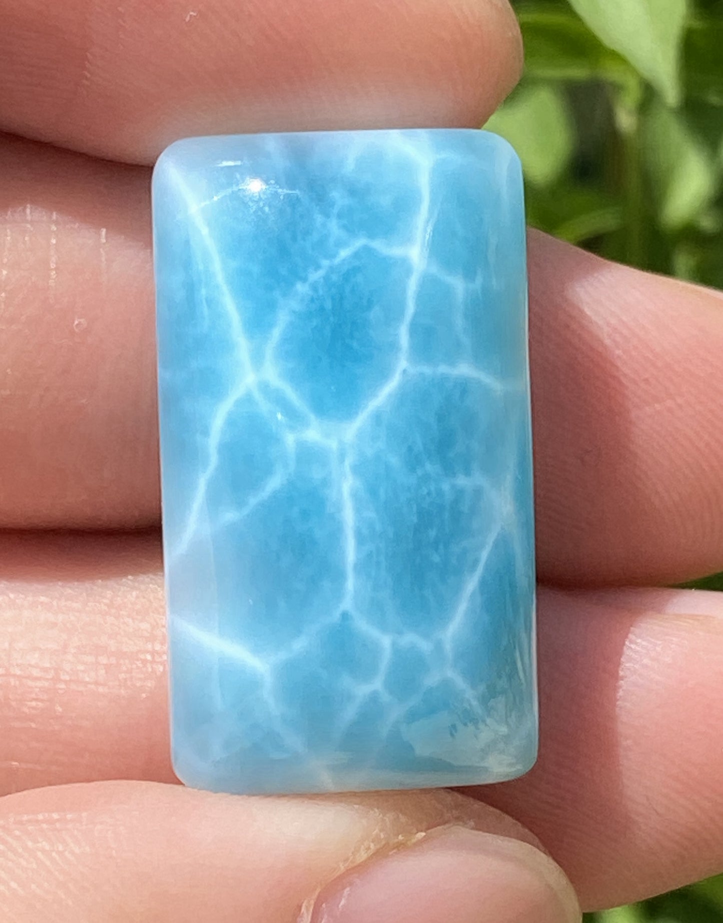 Natural Authentic Dominican Larimar Pendant,Larimar Stone,Larimar Jewelry,Larimar Necklace,Pendant Necklace ET095