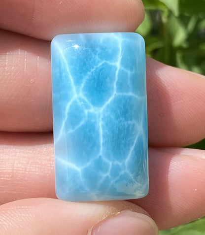 Natural Authentic Dominican Larimar Pendant,Larimar Stone,Larimar Jewelry,Larimar Necklace,Pendant Necklace ET095