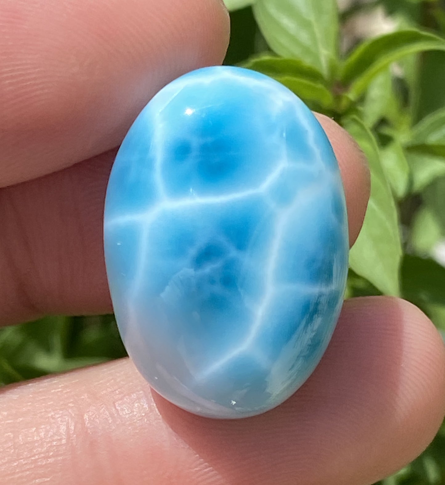 Larimar,AAAA+ Natural Authentic Dominican Larimar Pendant,Larimar Stone,Healing Stone Jewelry,Larimar Jewelry ET097