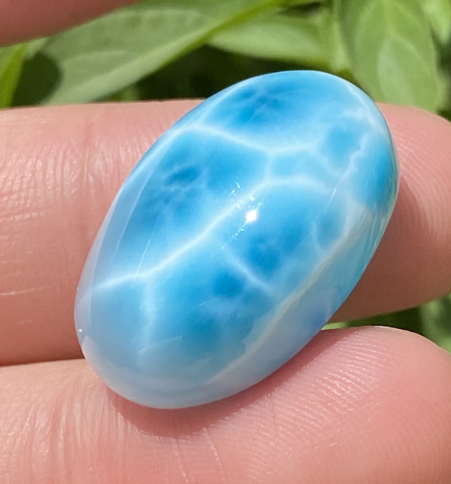 Larimar,AAAA+ Natural Authentic Dominican Larimar Pendant,Larimar Stone,Healing Stone Jewelry,Larimar Jewelry ET097