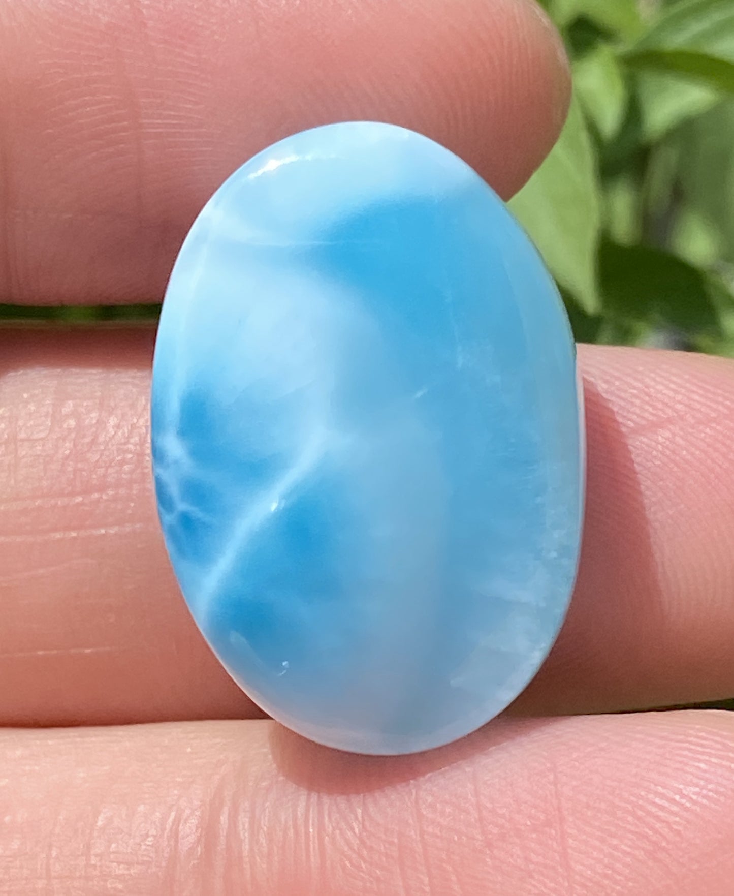 Larimar,AAAA+ Natural Authentic Dominican Larimar Pendant,Larimar Stone,Healing Stone Jewelry,Larimar Jewelry ET097