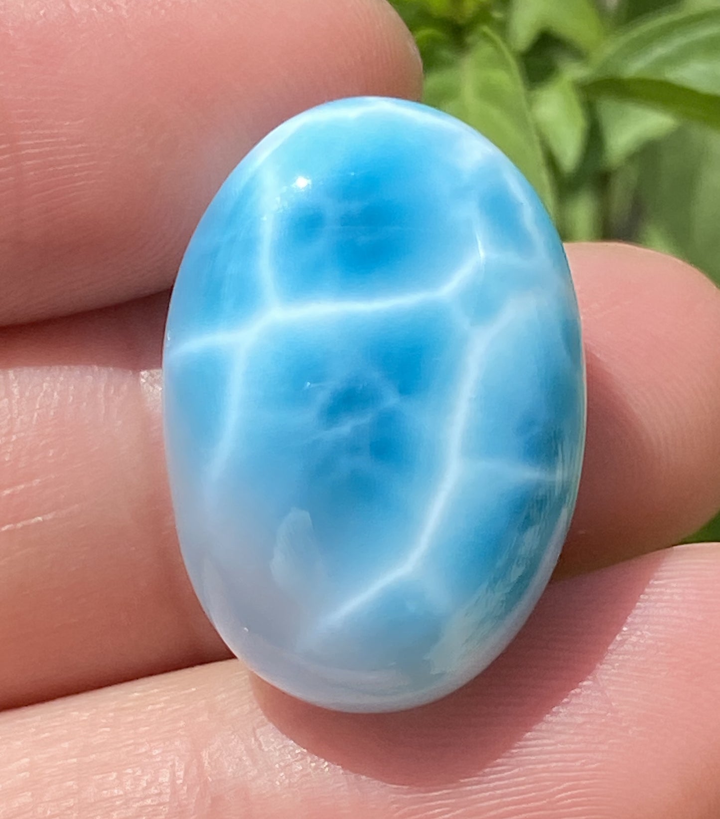 Larimar,AAAA+ Natural Authentic Dominican Larimar Pendant,Larimar Stone,Healing Stone Jewelry,Larimar Jewelry ET097